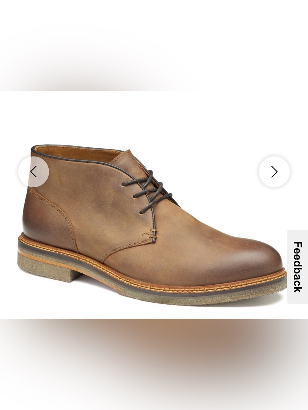 Dune London men's chukka Cashed model, lace-up chukka and rugged lug sole.